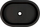 Lavaman Deante Cqs NU6U, oval, granit, nero