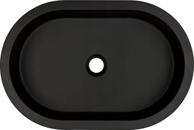 Lavaman Deante Cqs NU6U, oval, granit, nero