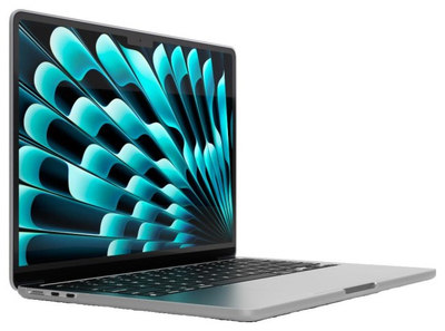 Заштитна обвивка за лаптоп Next One SafeGuard, за MacBook Air 15" M2 M3, поликарбонат, проѕирно сива