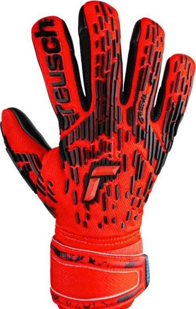 Doreza portieri Reusch Attrakt Freegel Silver Junior, Finger Support, masa 6.5, të kuqe