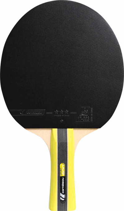 Raketë pingpongu Cornilleau SPORT 400, sfungjer 1.8 mm, dorezë e përthyer (konkave)