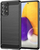 Maskë mbrojtëse Carbon Case për Samsung Galaxy A73, TPU e butë, teksturë karbon, e zezë