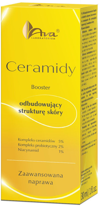Serum fytyre Ava Ceramides Booster, rigjenerues, 30ml, i tejdukshëm