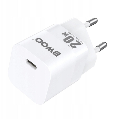 Karikues muri BWOO CDA155, 20W PD, USB-C, i bardhë