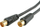 Kabllo antene S/CONN 80203-128-GS, 2m, 100% e blinduar, kontakte të arta, e zezë