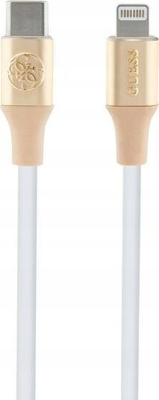 Kabllo karikimi Guess GUCLLALRGDD, USB C në Lightning, 1.5m, ngjyrë gold