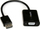 Adapter video StarTech DP në VGA DP2VGA3, 0.1m, i zi