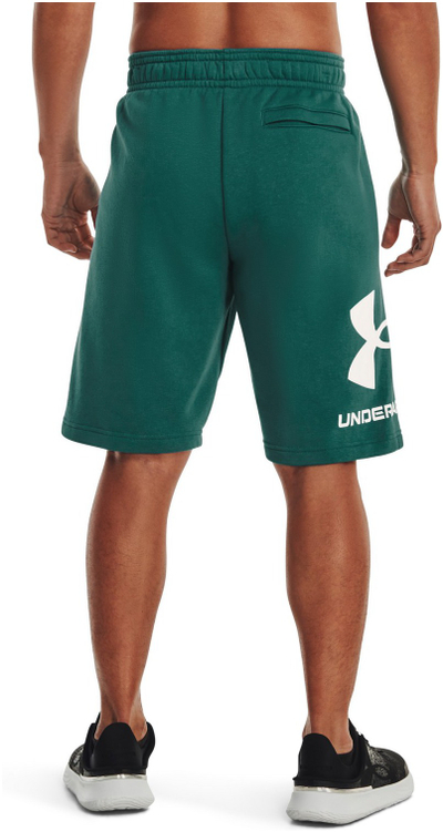 Pantallona të shkurtra Under Armour Rival Fleece Big Logo, për meshkuj, bezhë
