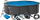 Pishinë ovale Swim &amp; Fun Basic Pool, 490 x 360 x 120 cm, antracit e errët