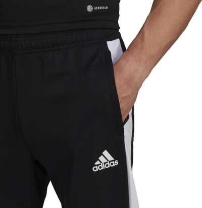 Pantallona sportive për burra adidas Tiro Essentials H59990, AeroReady, me xhepa me zinxhir, të zeza