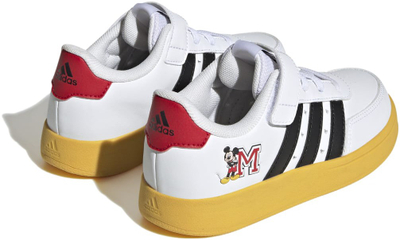 Patika të ulëta Adidas BREAKNET MICKEY EL K, për djem, të bardha