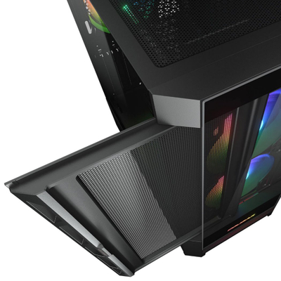 Kasë COUGAR PC DUOFACE Pro Mid Tower, 2 x ARGB 140mm, 1x 120mm, e zezë