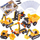 Lodër me rruza Trifox Ironing Beads Construction Vehicles, 3000 copë, sete ndërtimi, shumëngjyrëshe