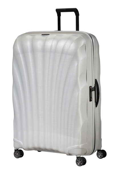 Valixhe Hard Me 4 Rrota Samsonite C-Lite 81/30 Ngjyrë Perlë / Off-White