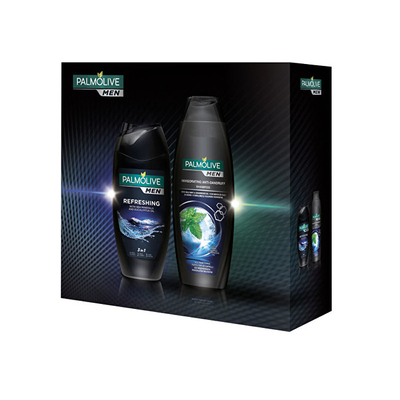 Set Palmolive Refreshing xhel dushi 250 ml + shampo 350 ml