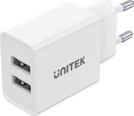 Karikues muri Unitek P1113A, 2x USB A, 2.4A, i bardhë