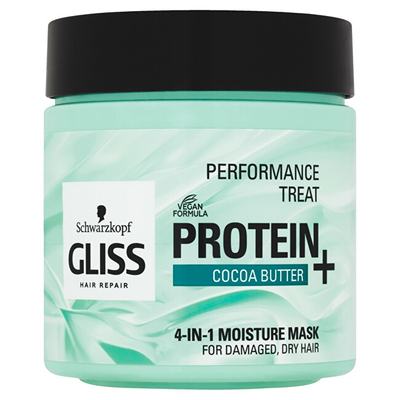 Maskë për flokë Gliss 4in1 Protein + Cocoa Butter, 400 ml