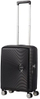 Кабински куфер American Tourister Soundbox, полипропилен, со проширување, црн