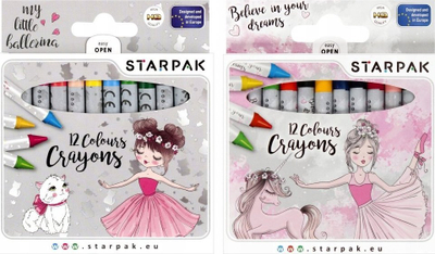 Lapsa me dyll STARPAK Ballerina 490940, set 12 ngjyra