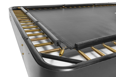 Trampolinë drejtkëndëshe Salta Black Royal Baseground, 10ft x 7ft, për nëntokë, e zezë