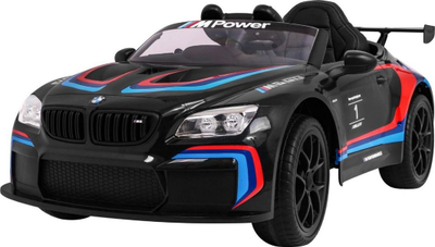 Makine elektrike për kalamaj BMW M6 GT3, 12V, me pult, e zezë