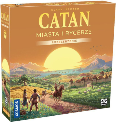 Lojë tavoline zgjerim Catan Cities and Knights, strategjike, për lojën bazë Catan