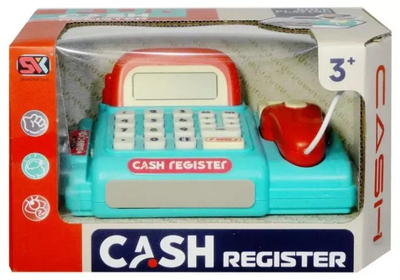 Kasiere lodër Swede Cash Register, me kalkulator, për fëmijë 3+, shumëngjyrëshe