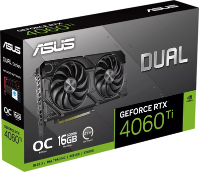 Kartelë grafike Asus Dual GeForce RTX 4060 Ti EVO OC 16GB GDDR6