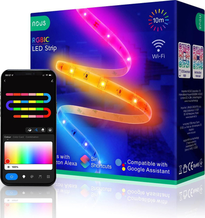 Паметна LED лента Nous F5, 10m, RGB, WiFi