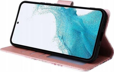 Këllëf–portofol Tech-Protect Feminine për Samsung Galaxy A55 5G, lëkurë eko, me xhepa kartash, me lule