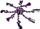 Lodër litari për qen Trixie Rope Denta Fun, top 7 cm, gjatësi 44 cm, shumëngjyrëshe