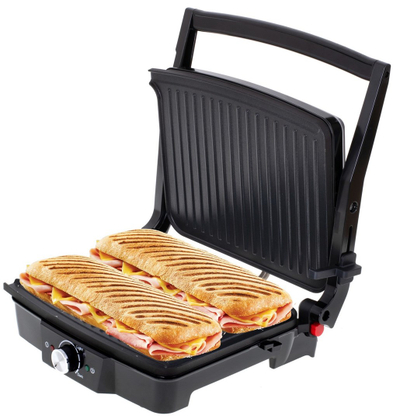 Grill elektrik Camry CR 3053, pllaka Teflon, fuqi e lartë, i zi
