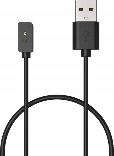 Kabllo kariku FIXED USB A për Xiaomi Smart Band 8, 2.5 W, 1 m, e zezë