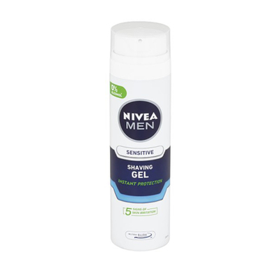 Xhel për rrojë Nivea Sensitive Shaving Gel Instant Protection, 200ml