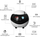 Robot shoqërues Enabot EBO Air, AI tracking, WiFi, i bardhë