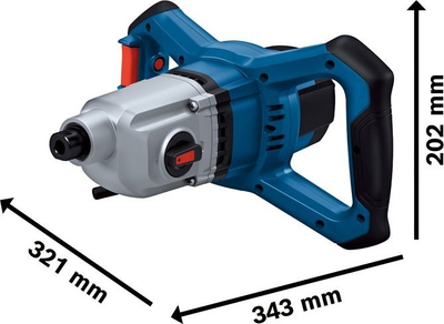 Mikser profesional Bosch GRW 140, 1400W, 2 shpejtësi, blu