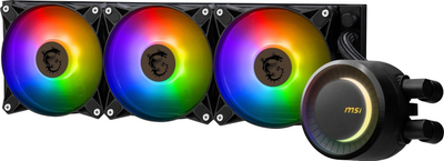Ftohës uji për CPU MSI MAG CoreLiquid E360, 360mm, ARGB, i zi