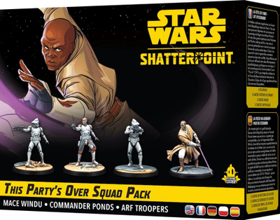Zgjerim loje Atomic Mass Games Star Wars Shatterpoint Partys Over General Mace Windu, Rebel, për 2 lojtarë