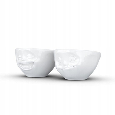Set tasa porcelani Laughing &amp; Tasty No.3, të vegjël, shumëngjyrësh