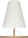 Lampë tavoline Atmosphera Pita, 26.5cm, bambu, kafe natyrale