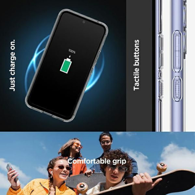 Kapak telefoni Spigen Ultra Hybrid për Samsung Galaxy A54 5G, transparent, kristal i kthjellët