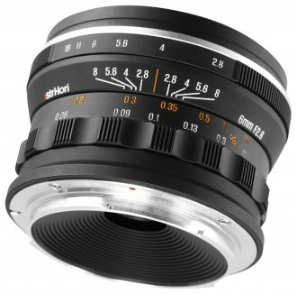 Objektiv AstrHori MF 6mm f/2.8 Fisheye, full frame, për Nikon Z, i zi