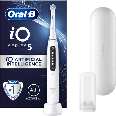 Furçë elektrike për dhëmbë Oral B iO Series 5 kOBR143, e bardhë