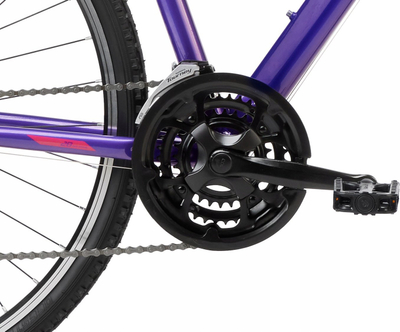 Biçikletë cross Romet Orkan D Lite, 19", 21 marshe Shimano, lejla-rozë
