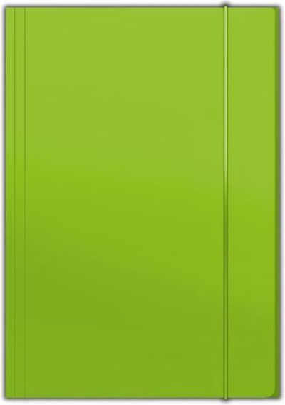 Folder Penmate A4 me gomë elastike, jeshile e çelët