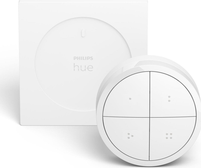 Telekomandë inteligjente Philips Hue Tap Dial Switch, me rrotullim, e bardhë