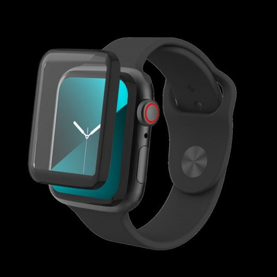 Mbrojtës ekrani Zagg Invisible Shield Glass Fusion për Apple Watch 4/5 44mm, transparent