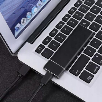Enkoder për SSD M.2 në USB 3.0 NGFF SATA, alumini, i zi
