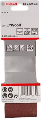 Rrip letre smerile Bosch PRO, 100 x 560mm, granulim 100, i kuq