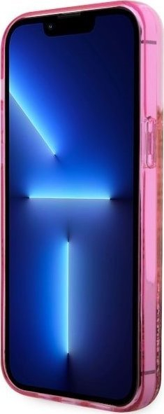 Mbulesë telefoni Guess GUHCP14XLC4PSGP për iPhone 14 Pro Max, Liquid Glitter 4G, e rozë transparente